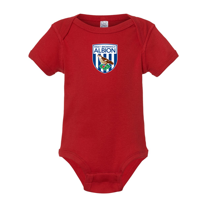 West Bromwich Albion Soccer  Rabbit Skins Infant Baby Rib Bodysuit